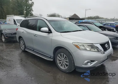 2015 Nissan Pathfinder S из США, поврежденный, VIN 5N1AR2MMXFC663260